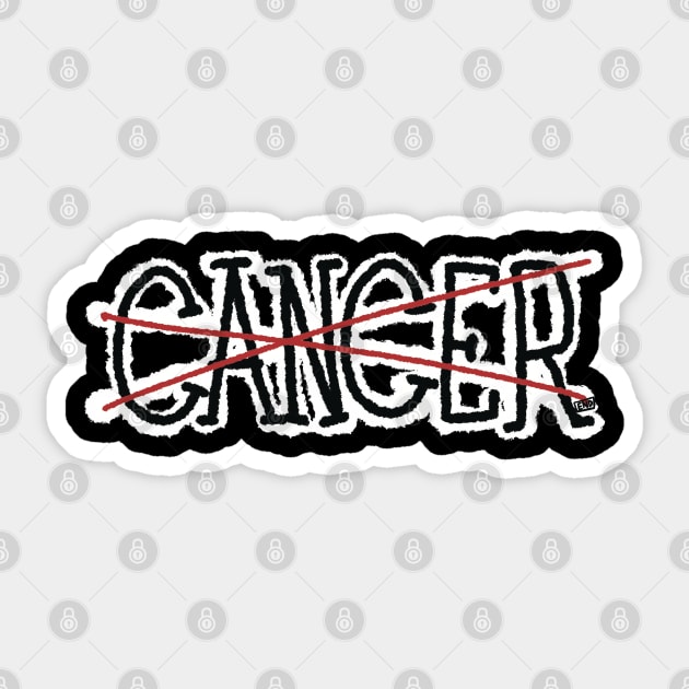 Cancer Survivor Cancer Fighter Cancer Support Sticker by TheEND42